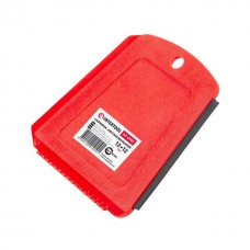 Скребок автомобільний для скла, з водосгоном, 12×12 см INTERTOOL AT-0101