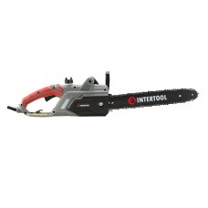 Пила ланцюгова електрична, 2,4 кВт, шина 40 см, 13 м/с, боковий двигун INTERTOOL DT-2201