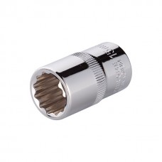 Головка дванадцятигранна 1/2", 15×38 мм, Cr-V STORM INTERTOOL ET-0215