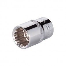 Головка дванадцятигранна 1/2", 18×38 мм, Cr-V STORM INTERTOOL ET-0218