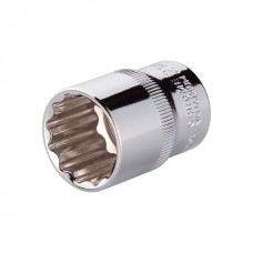 Головка дванадцятигранна 1/2", 21×38 мм, Cr-V STORM INTERTOOL ET-0221