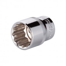 Головка дванадцятигранна 1/2", 22×38 мм, Cr-V STORM INTERTOOL ET-0222