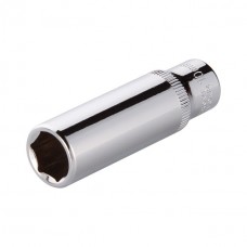 Головка шестигранна подовжена 1/4", 10×50 мм, Cr-V, STORM INTERTOOL ET-0460