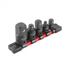 Набір перехідників, 5 од. (1/4"F×3/8"M, 3/8"F×1/4"M, 3/8"F×1/2"M, 1/2"F×3/8"M, 1/2"F×3/4"M), Cr-Mo, STORM INTERTOOL ET-8511