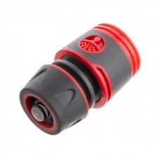 З'єднувач 1/2" з аквастопом для шланга 1/2" INTERTOOL GE-1119
