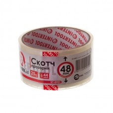 Скотч прозрачный, 25 м × 48 мм, 44 мкм INTERTOOL KT-0901