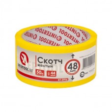 Скотч желтый, 50 м × 48 мм, 44 мкм INTERTOOL KT-0916