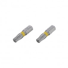 Комплект отверточных насадок, Torx T30, 1/4"×25 мм, S2, 2 шт., STORM INTERTOOL VT-0226