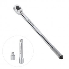 Ключ динамометричний 1/2", 28-210 Нм, перехідник 1/2"×3/8", подовжувач 125 мм 1/2",STORM INTERTOOL XT-9007